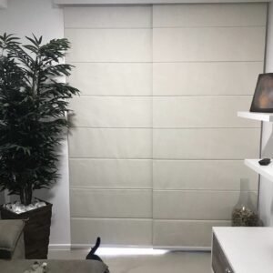 Persiana Painel Romana 2 partes Com Blackout (Bando em MDF)