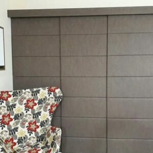 Persiana Painel Romana 3 partes Com Blackout (Bando em MDF)