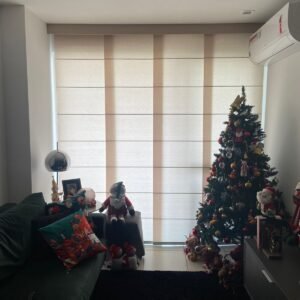 Persiana Painel 4 partes Sem Blackout (Bando em MDF)