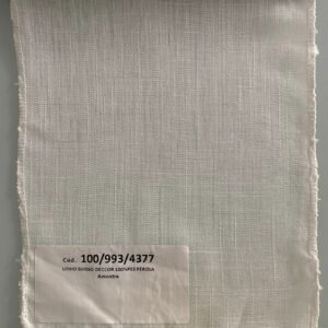 Gaze de Linho Sintético Pérola Off White
