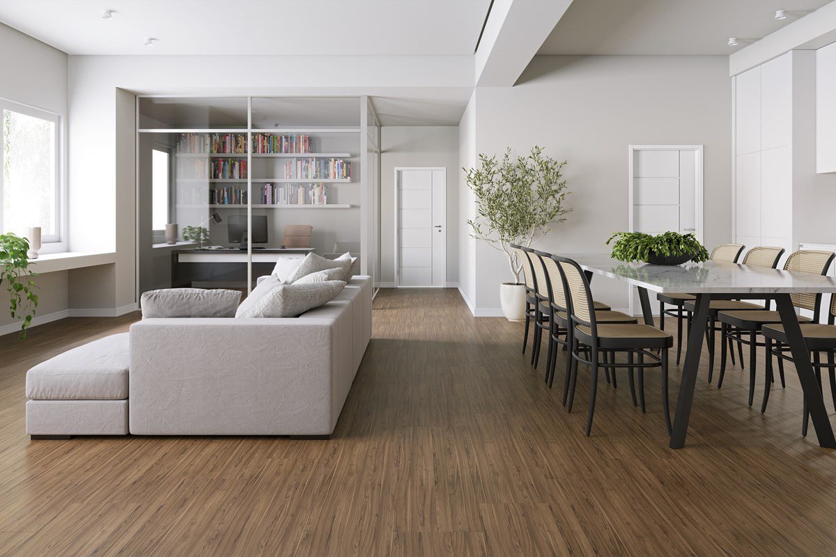 Eucafloor Max Elegance Noce Borgonha Decorado