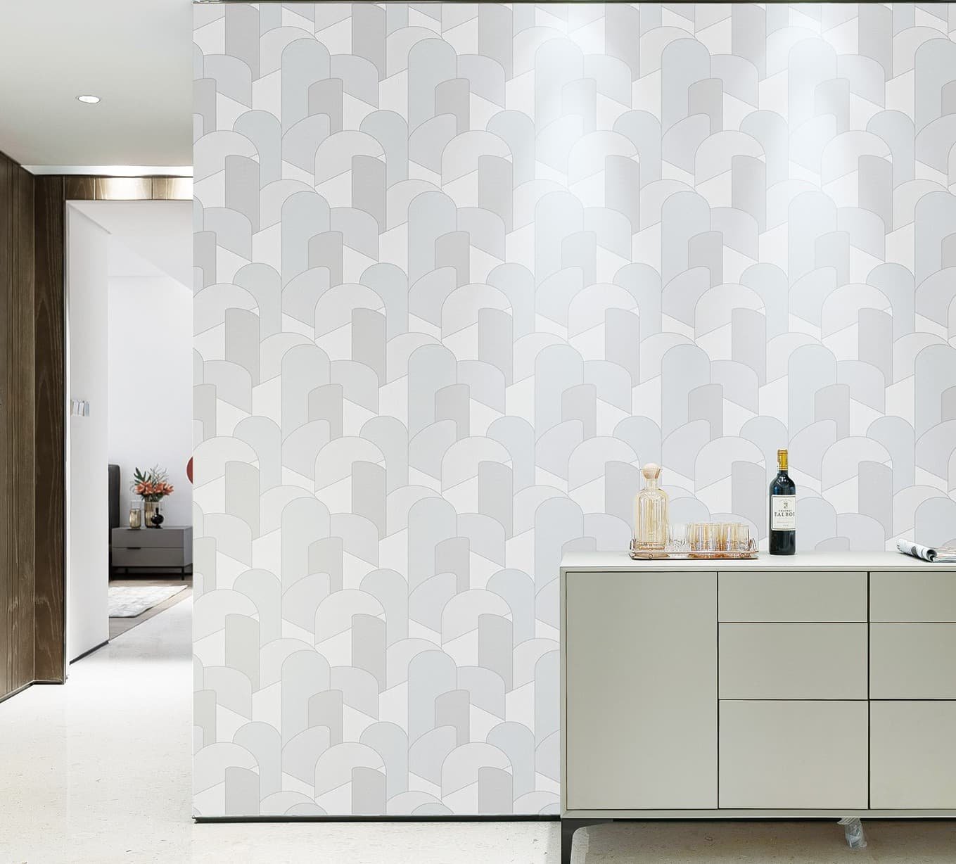Papel de Parede Importado Unique UN5024 Decorado