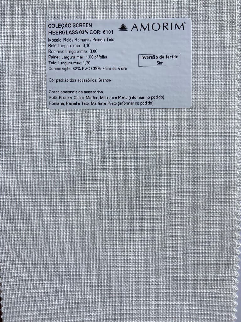 Amorim Screen Fiberglass 3% 6101