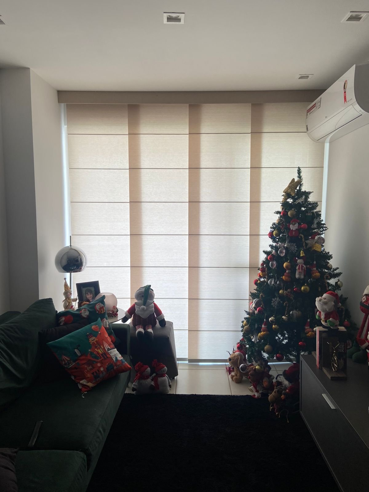 Persiana Painel 4 partes Sem Blackout (Bando em MDF)