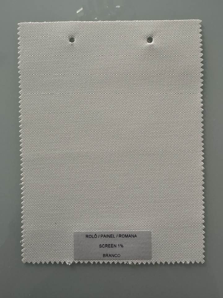 Coimbra Screen Tela Solar 1% Branco