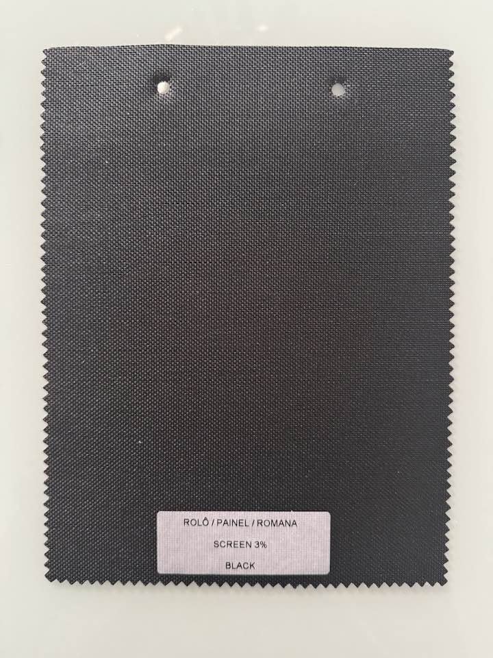Coimbra Screen Tela Solar 3% Black