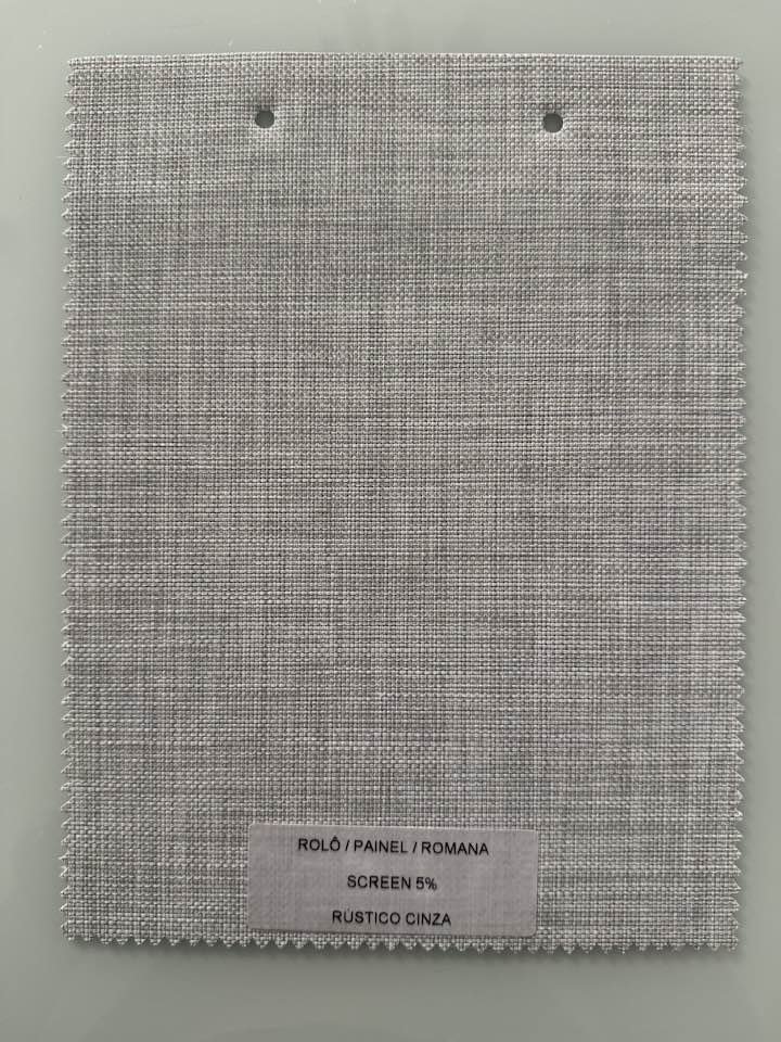 Coimbra Screen Tela Solar 5% Rustico Cinza