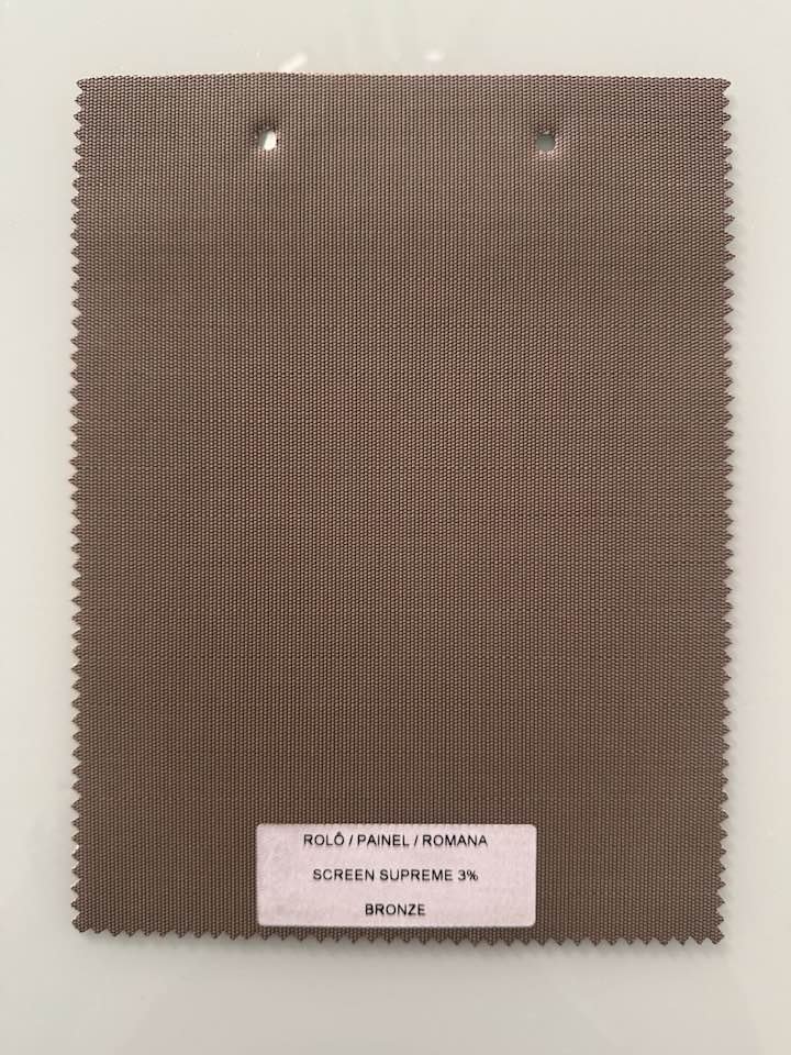 Coimbra Screen Tela Solar 3% Supreme Bronze