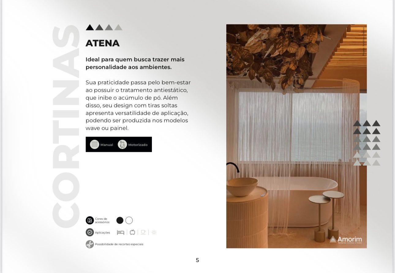 Cortina Premium Atena – Descrição